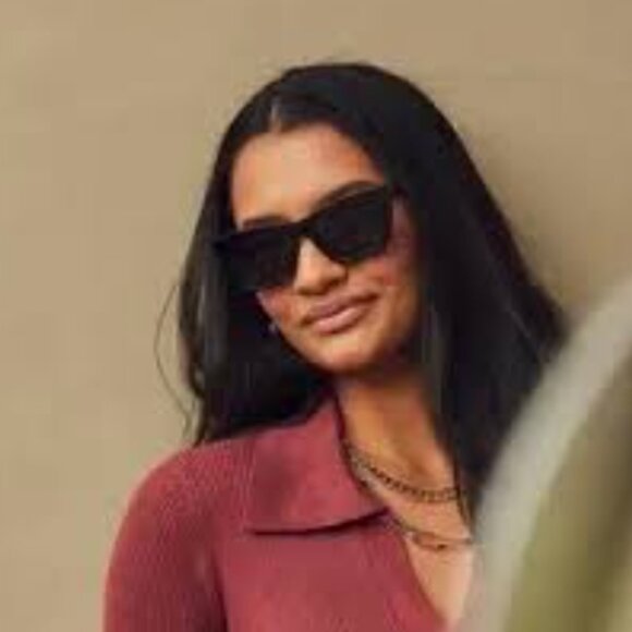 Diff Eyewear Natasha Polarized Black new with case Sunglasses - Picture 6 of 6